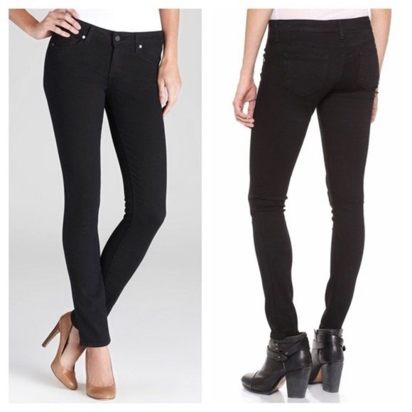 Paige Verdugo Ultra Skinny Jeans in Black Size 26 - Picture 1 of 11